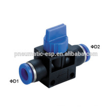 Popular pneumatic fittings hand valves with Various model HVFF